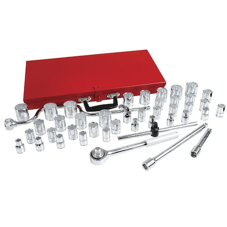 Urrea 3/8" drive socket set with accessories 44PC 5400SM